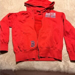 Boston Red Sox full zip hoodie size mens medium